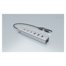 i-tec USB-C/USB-A Charging Metal HUB 7 Port (3x USB-C, 4x USB-A)