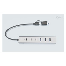 i-tec USB-C/USB-A Charging Metal HUB 7 Port (3x USB-C, 4x USB-A)