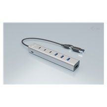 i-tec USB-C/USB-A Charging Metal HUB 7 Port (3x USB-C, 4x USB-A)