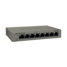 NETGEAR 8PT GE UNMANAGED SW METAL LP, GS308