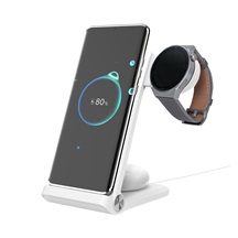 Nillkin PowerTrio 3v1 Bezdrátová Nabíječka pro Samsung Watch White