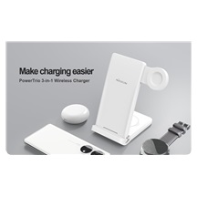 Nillkin PowerTrio 3v1 Bezdrátová Nabíječka pro Samsung Watch White