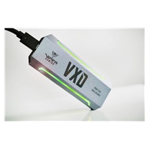 Patriot VXD externí box USB 3.2  M.2 NVMe SSD RGB