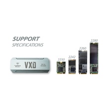 Patriot VXD externí box USB 3.2  M.2 NVMe SSD RGB