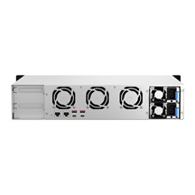 QNAP TS-873AeU-RP-4G (Ryzen 2,2GHz, 4GB RAM, 8xSATA, 2x2,5GbE, 1xPCIe, 2xM.2, 2xzdroj, malá hloubka)