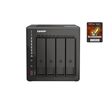 QNAP TS-453E-8G (4core 2,6GHz, 8GB RAM, 4x SATA, 2x M.2 NVMe slot, 2x HDMI 4K, 2x 2,5GbE, 4x USB)
