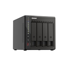 QNAP TS-453E-8G (4core 2,6GHz, 8GB RAM, 4x SATA, 2x M.2 NVMe slot, 2x HDMI 4K, 2x 2,5GbE, 4x USB)