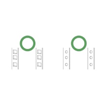 QNAP Rail Kit, support rack-post 126 ~ 415mm for 1U/2U/3U short-depth rackmount QNAP model
