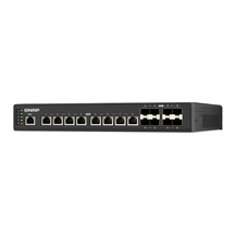 QNAP řízený průmyslový switch QSW-IM3216-8S8T: 16x 10G porty (8x 10Gb SFP+ a 8x 10Gb RJ-45)