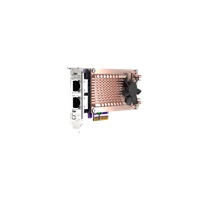QNAP QM2 series, 2 x PCIe 2280 M.2 SSD slots, PCIe Gen3 x 4 , 2 x  Intel I225LM 2.5GbE NBASE-T port