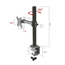 TB Monitor mount single arm TB-MO1 10-27", 10 kg VESA 100x100