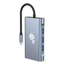 TB Touch USB C 8v1 - HDMI 2x, USB, VGA, RJ45, PD