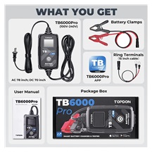 TOPDON Nabíječka a tester baterie TB6000Pro