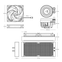 ARCTIC Vodní chladič Liquid Freezer III 240, 2x120mm, AM5, LGA1851, černá