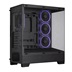 ASUS case A31 PLUS TG ARGB, Mid Tower, Průhledná bočnice, 4x120mm ARGB Fan, ARGB Hub, černá
