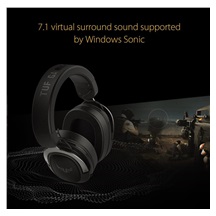 ASUS sluchátka TUF Gaming H3 Gun Metal, Gaming Headset, černo-šedá
