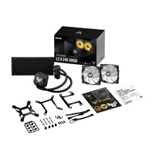 ASUS vodní chladič CPU AIO TUF GAMING LC II 240 ARGB, 2x120mm, LGA1851, AM5