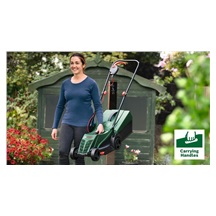 Bosch EasyRotak 32 sekačka na trávu, 1200 W, Šířka střihu 32 cm, motor Powerdrive, objem sběrného koše 31 l