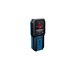 Bosch GMS 120-27 detektor, 2× baterie 1,5 V LR6 (AA), identifikace materiálu