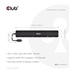 Club3D Dokovací stanice USB-C 10v1, 140W PD, 1xHDMI, 3xUSB-C, 3xUSB, 1xRJ45, černá
