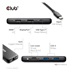 Club3D Dokovací stanice USB-C 8v1, 1xHDMI, 1xDP, 1xUSB-C, 2xUSB, 1xRJ45, černá