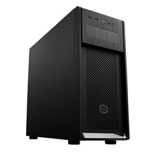 Cooler Master case Elite 500 ODD, ATX, Průhledná bočnice, 1x 120mm Fan, Černá