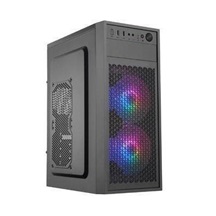 EUROCASE skříň ML N6-530B, ATX, 2x USB-A, 1x USB-C, 2x 120mm ARGB Fan, černá