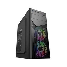 EUROCASE skříň ML N6-560B, ATX, 2x USB-A, 2x 120mm ARGB Fan, černá