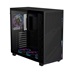GIGABYTE case GB-AC400G ST, Mid Tower, 1x USB-C, 2x USB3.0, Průhledná bočnice, 4x ARGB 120mm Fan, černá