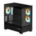 GIGABYTE case GB-C201P, Mid tower, 2xUSB 3.0, 3x 120mm ARGB Fan, černá
