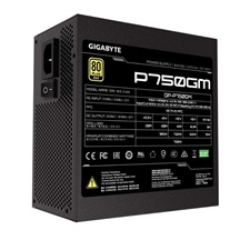 GIGABYTE zdroj P750GM, 750W, 80plus gold, modular, 120 mm fan