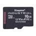 Kingston MicroSDHC karta 16GB Industrial C10 A1 pSLC Card Single Pack