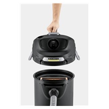 Karcher AD 4 Premium vysavač na popel, 600 W, kovová nádoba 17 l, kovový filtr, pozinkovaná sací hadice