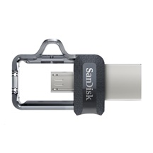 SanDisk Flash Disk 128GB Dual USB Drive m3.0 Ultra, OTG