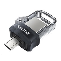 SanDisk Flash Disk 256GB Ultra, Dual USB Drive m3.0, OTG