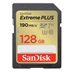 SanDisk SDXC karta 128GB Extreme PLUS (190 MB/s Class 10, UHS-I U3 V30)