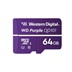 WD MicroSDXC karta 64GB Purple WDD064G1P0C Class 10, 16 TBW