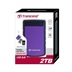 TRANSCEND externí HDD USB 3.1 StoreJet 25H3P, 2TB, Purple (nárazuvzdorný)
