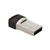 TRANSCEND Flash Disk 64GB JetFlash®890S OTG, USB 3.1 Type-C/A (R:90/W:30 MB/s) stříbrná