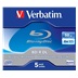 VERBATIM BD-R(5-pack)/DualLayer/Jewel/6X/50GB
