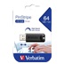 VERBATIM Flash Disk 64GB PinStripe USB 3.0, černá