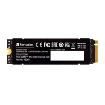 VERBATIM SSD Vi7000G Internal PCIe NVMe M.2 SSD 4TB , W 6700/ R 7400MB/s