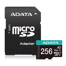 ADATA V30S/micro SDXC/256GB/UHS-I U3 / Class 10/+ Adaptér