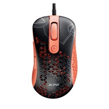 Adata XPG Slingshot Mera Edition/Herní/Optická/Pro praváky/12 000 DPI/Drátová USB/Černá-oranžová