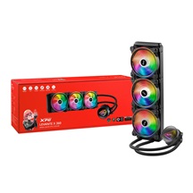 XPG Levante X 360 vodní chlazení CPU, RGB, černá