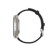 Amazfit Active 2 Round NFC/Silver/Elegant Band/Black Leather