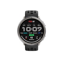 Amazfit Active 2 Round/Silver/Sport Band/Black