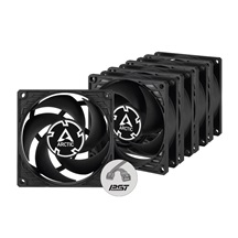 ARCTIC P8 PWM PST Case Fan - 80mm case fan with PWM control and PST cable - Pack of 5pcs