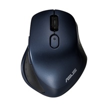 ASUS MW203 Multi-Device Wireless Silent Mouse/Ergonomická/Optická/Pro praváky/2 400 DPI/USB+BT/Modrá