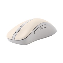 ASUS Wireless Mouse MD102/Kancelářská/Optická/Pro praváky/1 600 DPI/USB+BT/Béžová